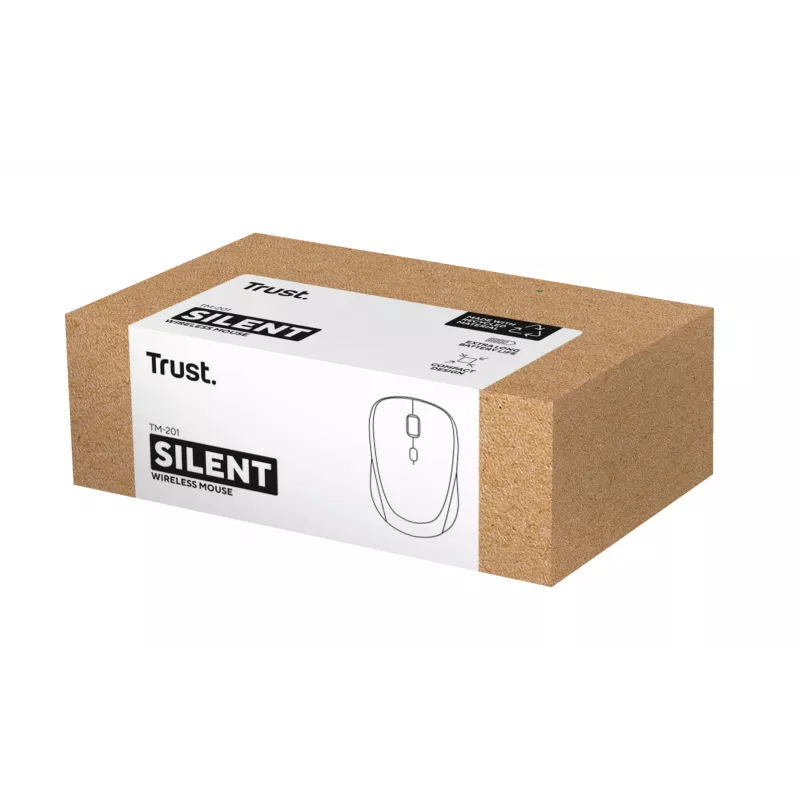 Trust TM-201 muis kantoor rechtshandig RF draadloos optisch 1600 DPI