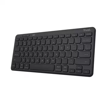 Trust Lyra toetsenbord Office USB RF Wireless Bluetooth Duits zwart Tenkeyless