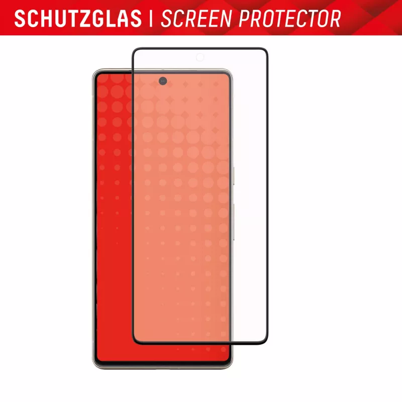 Displex Full Cover Displayschutzfolie (10H) voor Google Pixel 7 Pro, Eco-montageframe, volledig