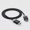 ALOGIC FUDP2-SGR DisplayPort-kabel 2 m grijs zwart