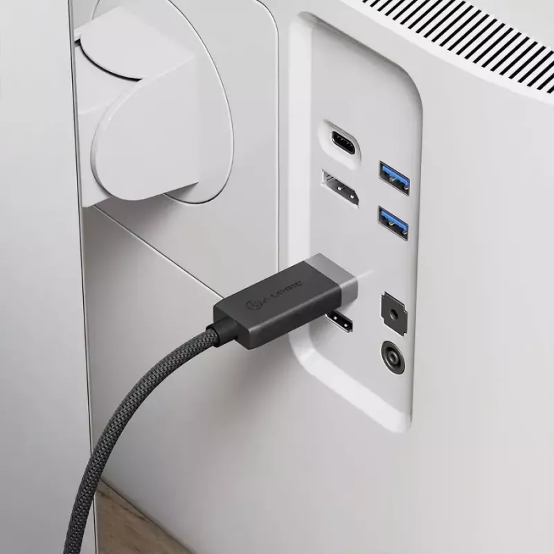 ALOGIC FUDPHD2-SGR videokabel-adapter 2 m DisplayPort HDMI zwart grijs