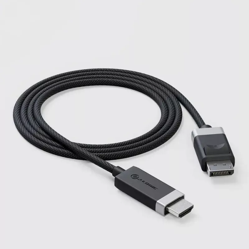 ALOGIC FUDPHD2-SGR videokabel-adapter 2 m DisplayPort HDMI zwart grijs