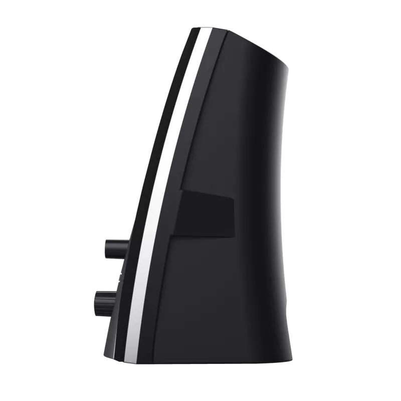 Trust 24660 luidsprekerset 5 W pc/laptop zwart, metallic 2.0 kanalen