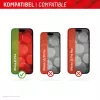 Displex displayschermfolie + hoes voor Apple iPhone 15 Plus, Eco-montageframe, krasvast