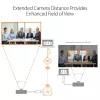 j5create JVW120 draadloze extender voor USB™ camera's / microfoons / luidsprekers, zwart