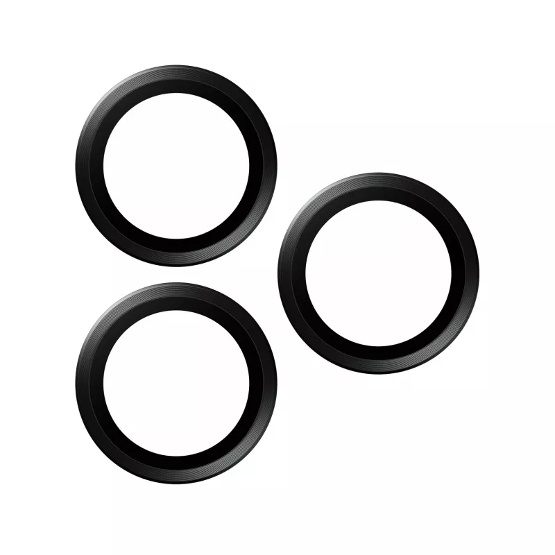 PanzerGlass® Hoops® Metal Camera Lens Protector zwart iPhone 15 Pro | 15 Pro Max
