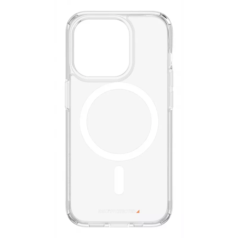 PanzerGlass ® HardCase transparant met White MagSafe & D3O® iPhone 15 Pro