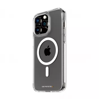 PanzerGlass ® HardCase transparant met White MagSafe & D3O® iPhone 15 Pro Max