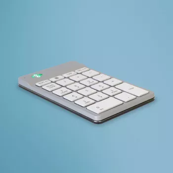 R-Go Tools numpad R-Go Numpad Break, ergonomisch numpad met Break-software, Bluetooth, wit