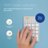 R-Go Tools numpad R-Go Numpad Break, ergonomisch numpad met Break-software, Bluetooth, wit