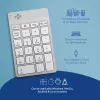R-Go Tools numpad R-Go Numpad Break, ergonomisch numpad met Break-software, Bluetooth, wit