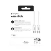 mophie essentials oplaadkabel | 1 m USB-kabel USB 2.0 USB-C wit