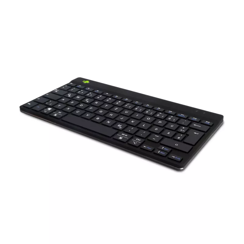 R-Go Tools ergonomisch toetsenbord R-Go Compact Break, compact toetsenbord met pauzesoftware, QWERTZ (DE), Bluetooth, zwart