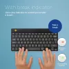 R-Go Tools ergonomisch toetsenbord R-Go Compact Break, compact toetsenbord met pauzesoftware, QWERTZ (DE), Bluetooth, zwart