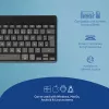 R-Go Tools ergonomisch toetsenbord R-Go Compact Break, compact toetsenbord met pauzesoftware, QWERTZ (DE), Bluetooth, zwart