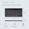 R-Go Tools ergonomisch toetsenbord R-Go Compact Break, compact toetsenbord met pauzesoftware, QWERTZ (DE), Bluetooth, zwart