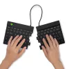 R-Go Tools ergonomisch toetsenbord R-Go Split Break met Break-software, ergonomisch gesplitst toetsenbord, QWERTZ (DE), Bluetooth, zwart