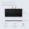 R-Go Tools ergonomisch toetsenbord R-Go Split Break met Break-software, ergonomisch gesplitst toetsenbord, QWERTZ (DE), Bluetooth, zwart