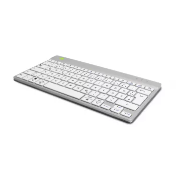 R-Go Tools ergonomisch toetsenbord R-Go Compact Break, compact toetsenbord met pauzesoftware, QWERTZ (DE), Bluetooth, wit