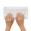 R-Go Tools ergonomisch toetsenbord R-Go Compact Break, compact toetsenbord met pauzesoftware, QWERTZ (DE), Bluetooth, wit