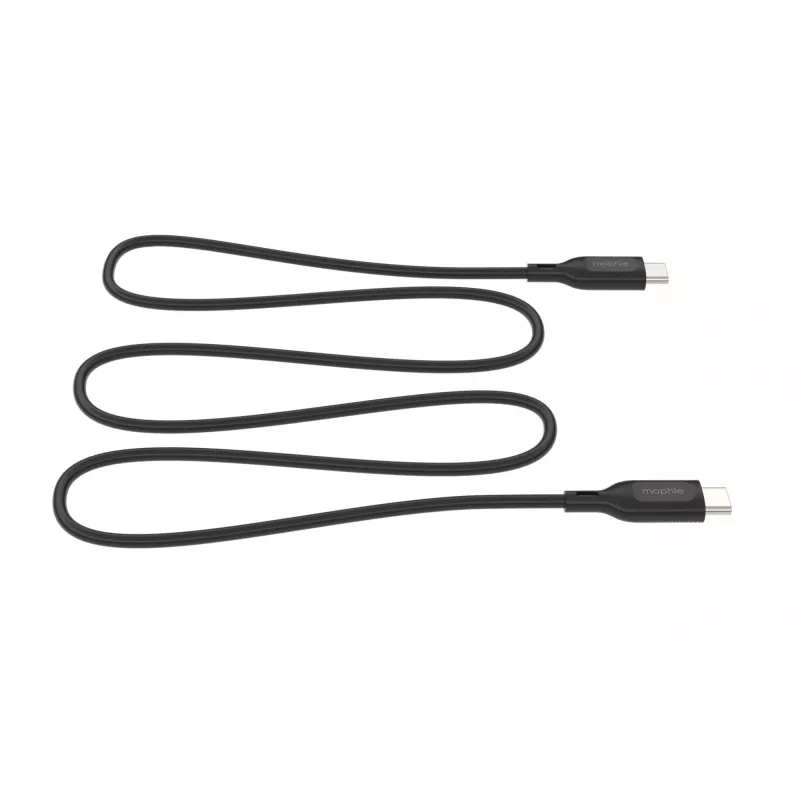USB-C-naar-USB-C-oplaadkabel 1 m — Zagg International mophie essentials, USB 2.0, zwart