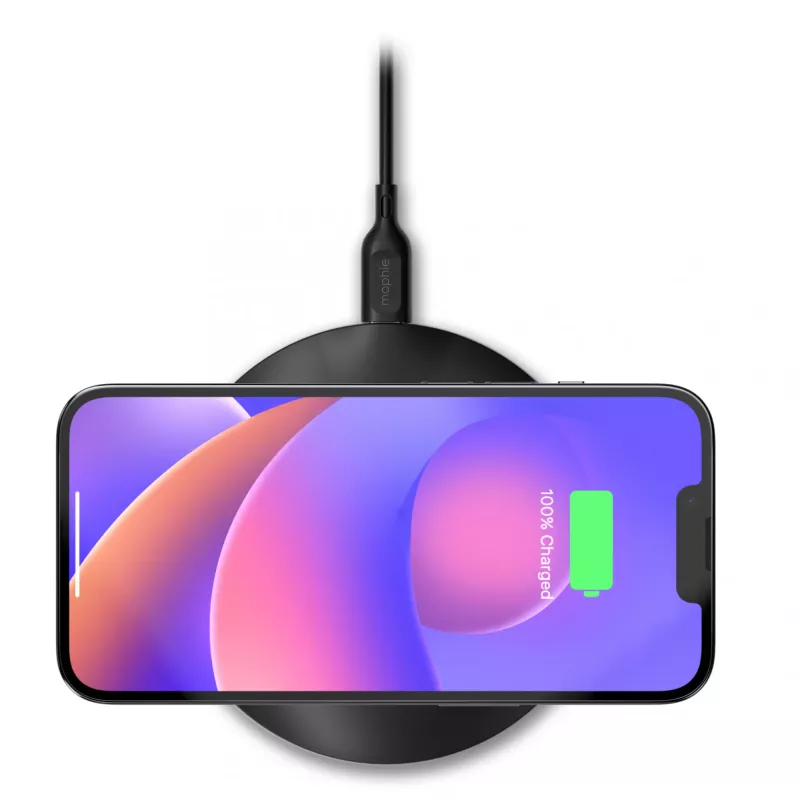 mophie essentials draadloze oplaadmat 15 W smartphone zwart USB binnen
