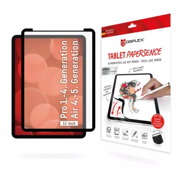 Displex TABLET PAPERSENSE voor iPad Pro 11'' (1e/2e/3e/4e gen.)/Air (4e/5e gen.), verwijderbare schrijf- of tekenfolie met paper feeling