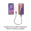 Voeding Zagg 50W 2x USB-C wit — Zagg mophie essentials