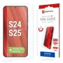Displex beeldschermfolie (10H) voor Samsung Galaxy S24/S25, Eco montageframe, krasvast