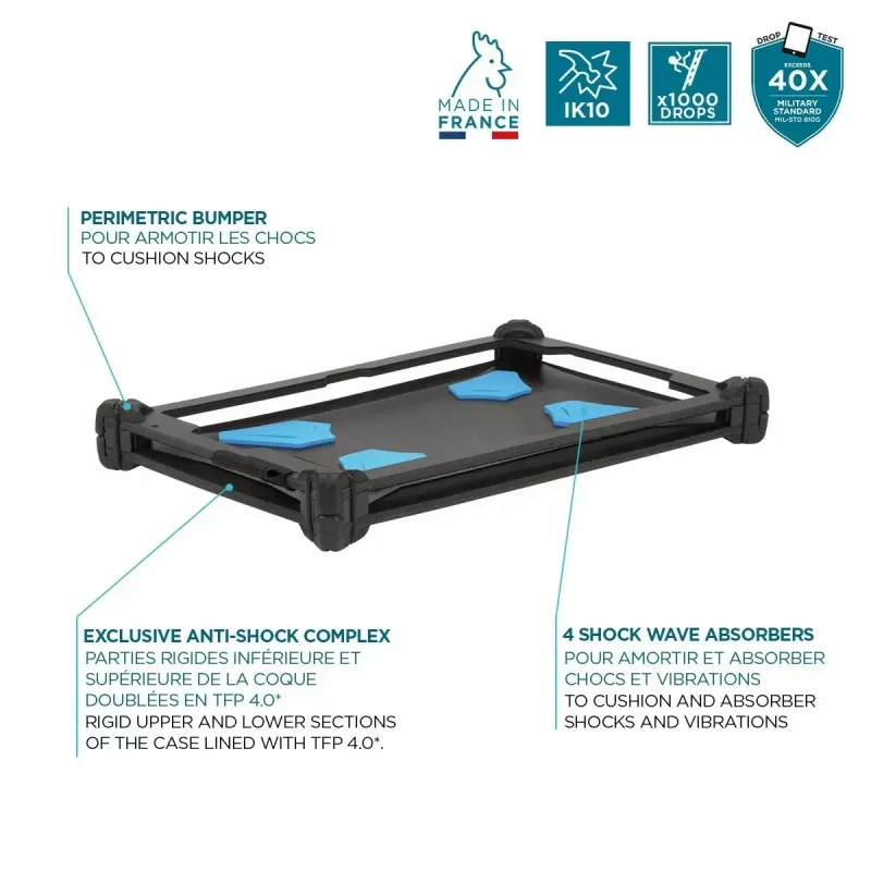 Mobilis RESIST Pack 050062 tablethoes voor Samsung Galaxy Tab A9+ 11" (27,9 cm) SM-X210/SM-X216, zwart