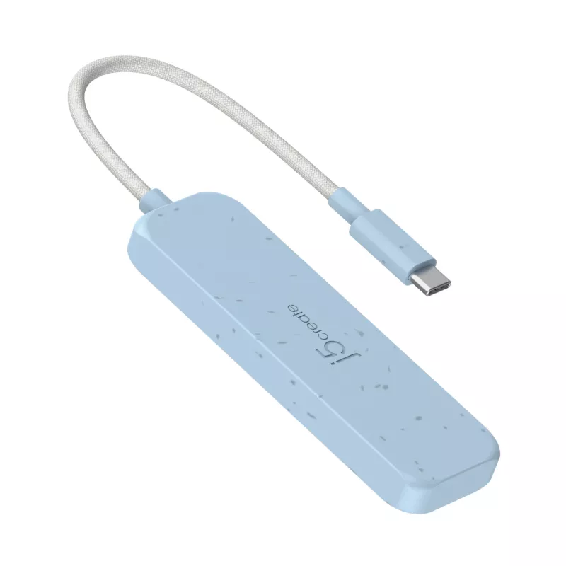 USB-C hub j5create JCH345EC-N 4-poorts Type-C Gen 2 10000 Mbit/s