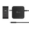 j5create 102W GaN PD USB-C 2-poorts oplader met verwisselbare netstekkers