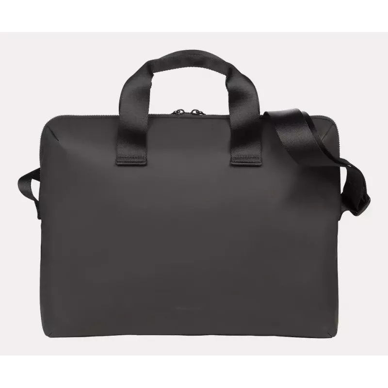 Tucano Gommo BGOM15-BK laptoptas voor laptops van 15,6 inch en MacBook Pro 16 inch (40,6 cm), waterbestendig gerecycled materiaal, schouderband, zwart