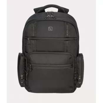 Tucano Sole Gravity BKSOL17-AGS-BK laptoprugzak met AGS, tot 17 inch, zwart