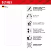 Displex Smart Glass (9H) voor Xiaomi Redmi 13C, montagesticker, onbreekbaar