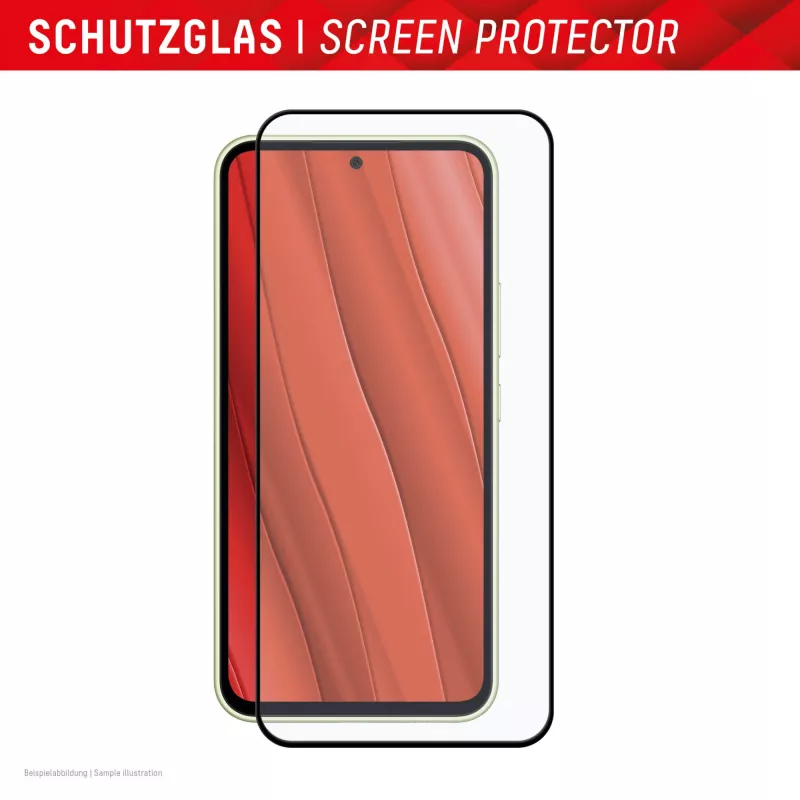 Displex Full Cover screenprotector (10H) voor Samsung Galaxy A35/A55 5G, Eco-montageframe, Full Cover