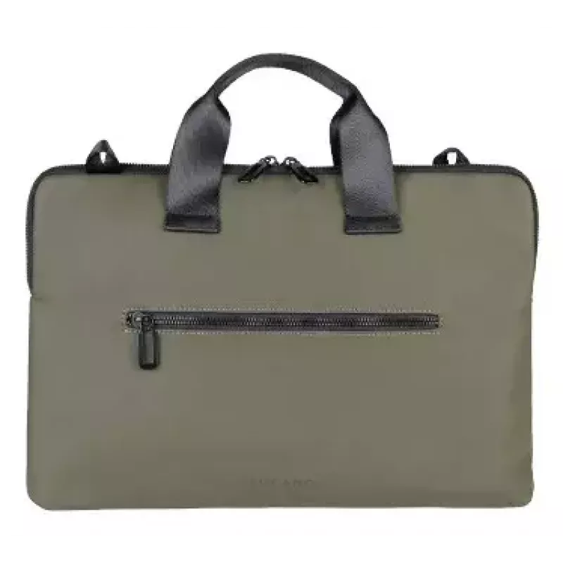 Tucano Gommo Slim BSGOM1516-VM laptoptas voor laptops van 15,6 inch (39,6 cm) en MacBook Pro 16 inch, olijfgroen