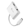 j5create JCA122 USB-C® naar 3,5-mm-audio-adapter met Power Delivery, zwart