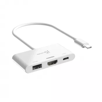 j5create JCA399 USB-C® naar HDMI™ 4K144Hz & USB™ 3.2 met Power Delivery 100W, zwart