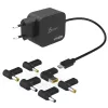 j5create JUP1565DC 67W GaN PD USB-C® Mini-oplader met 6 soorten DC-stekkers – EU, zwart