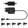 j5create JUP1565DC 67W GaN PD USB-C® Mini-oplader met 6 soorten DC-stekkers – EU, zwart