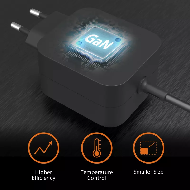 j5create JUP1565DC 67W GaN PD USB-C® Mini-oplader met 6 soorten DC-stekkers – EU, zwart