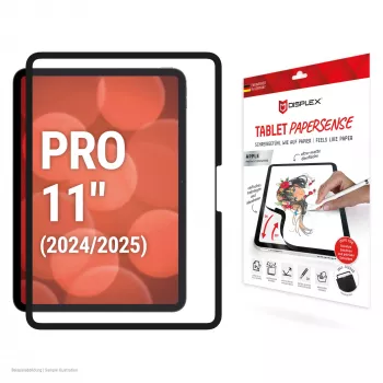 Displex TABLET PAPERSENSE voor iPad Pro 11'' (2025/2024), afneembare schrijf- en tekenfolie met papiergevoel