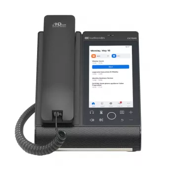 AudioCodes Teams C470HD Total Touch IP-telefoon PoE GbE met ingebouwde BT en dual-band wifi