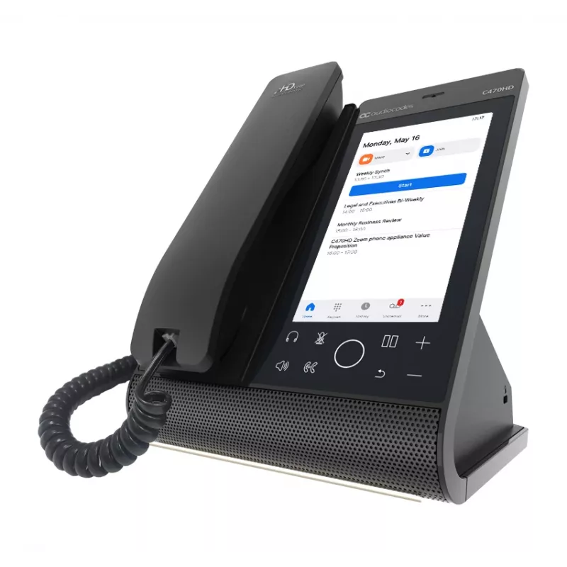 IP-telefoon AudioCodes Teams C470HD PoE GbE bedrade hoorn Android