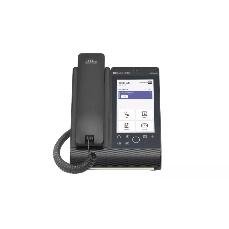 IP-telefoon AudioCodes Teams C470HD PoE GbE bedrade hoorn Android