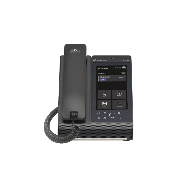 IP-telefoon AudioCodes Teams C470HD PoE GbE bedrade hoorn Android