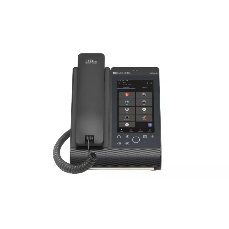 IP-telefoon AudioCodes Teams C470HD PoE GbE bedrade hoorn Android