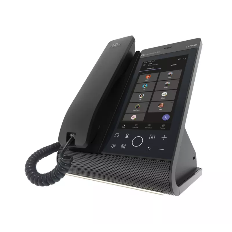 IP-telefoon AudioCodes Teams C470HD PoE GbE bedrade hoorn Android