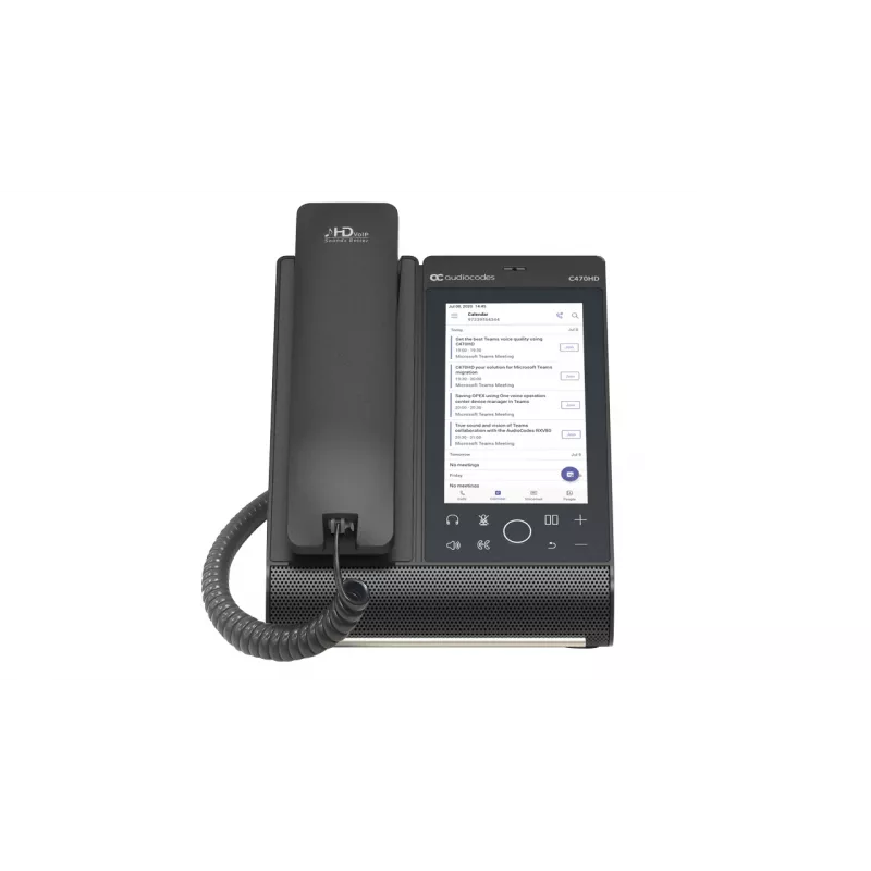 IP-telefoon AudioCodes Teams C470HD PoE GbE bedrade hoorn Android